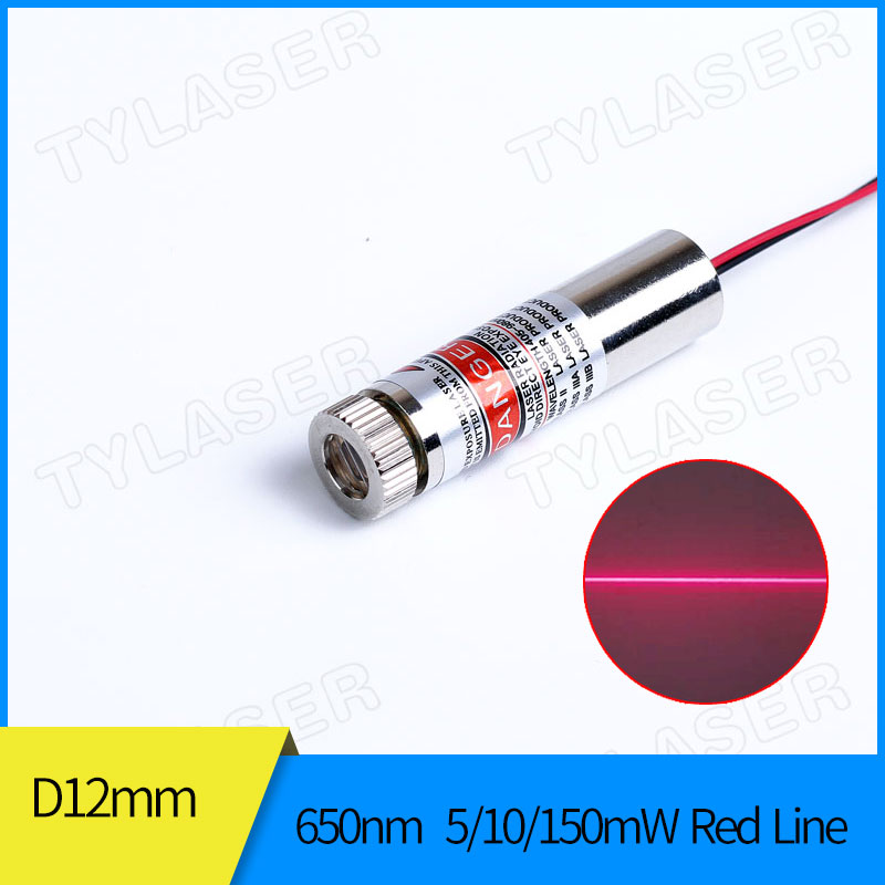 Industrial Laser Diode - Odaklanabilir 12mm 650nm kırmızı lazer bulucu
