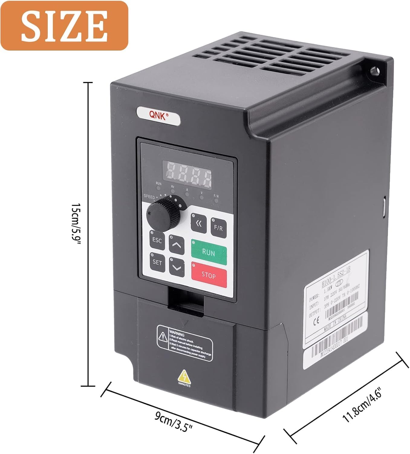 1.5KW 2HP AC 220V 7A VFD Konve - Cnc Spindle Motor incelemesi ve fiyatı